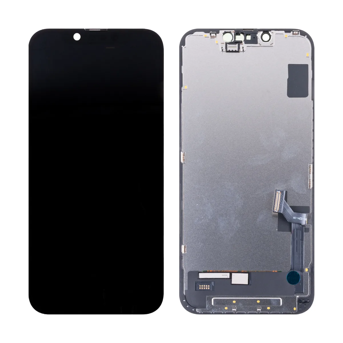 Дисплей для iPhone 14 (A2883) в сборе с тачскрином Черный - (Hard OLED, Full HD) (площадка под IC)