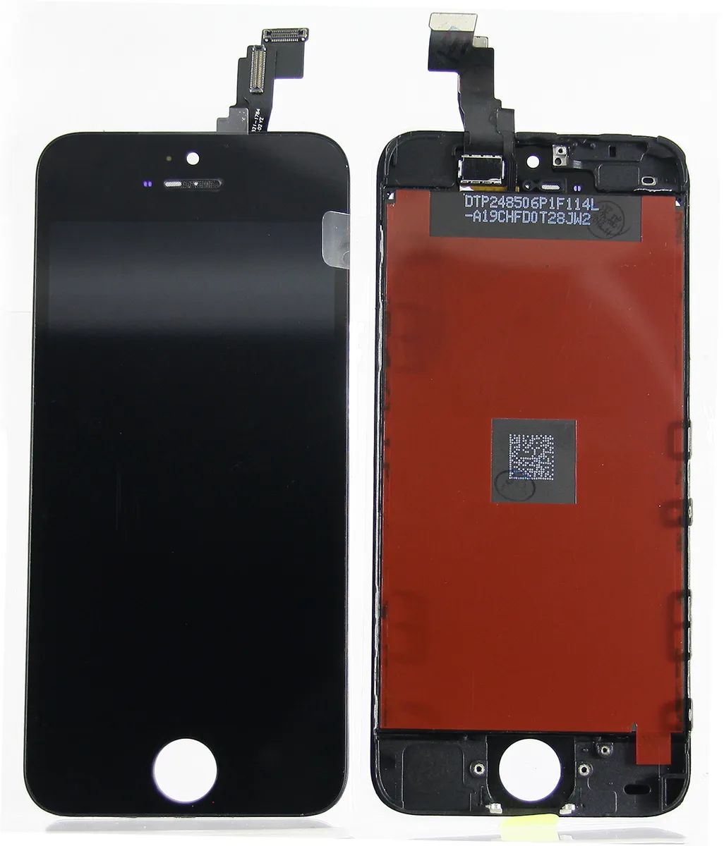 Дисплей для iPhone 5C в сборе с тачскрином Черный - Оптима