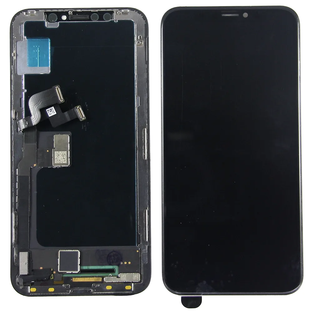 Дисплей для iPhone X (A1865/A1901) в сборе с тачскрином Черный - OR (Снятый, заменено ТОЛЬКО стекло)