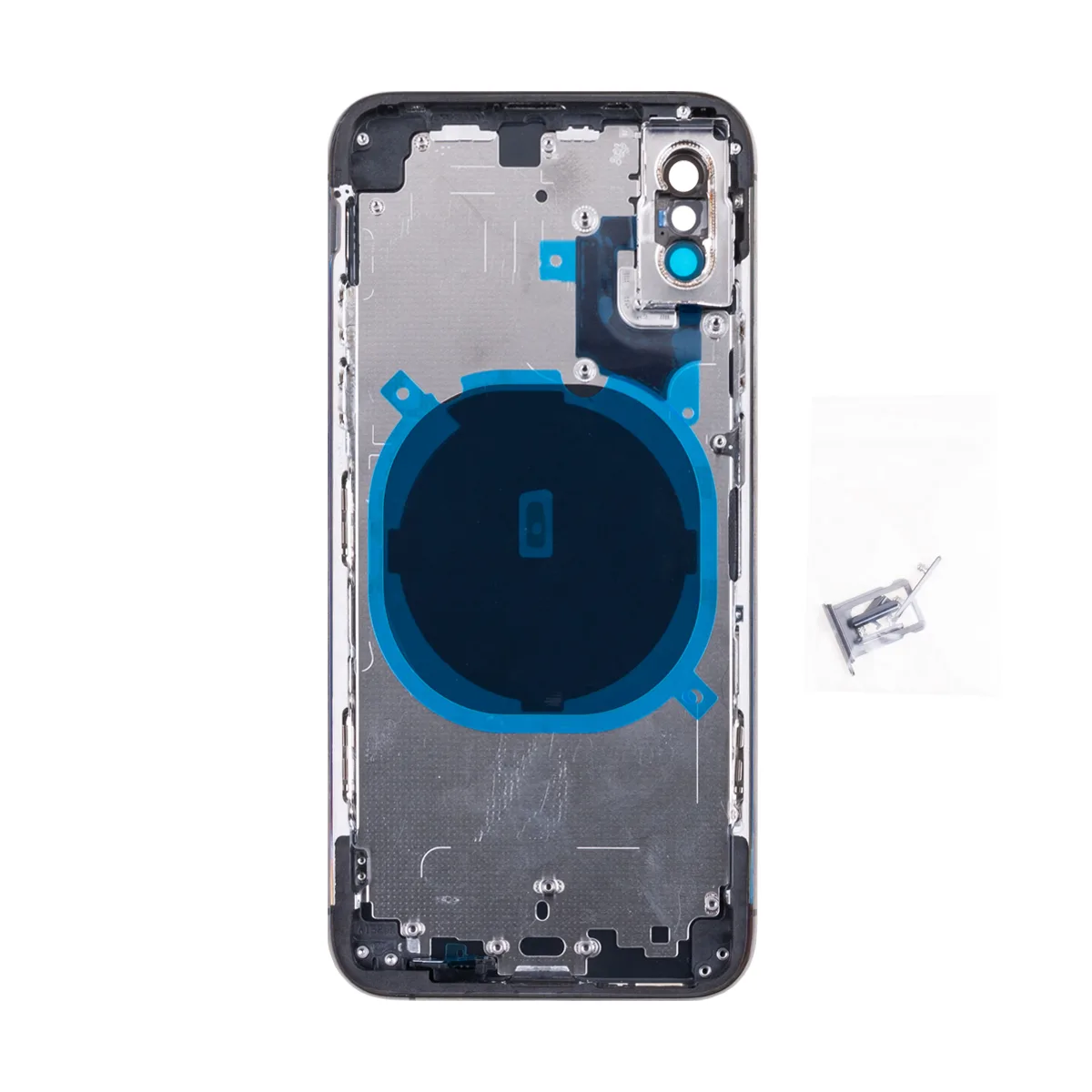 Корпус для iPhone Xs (A2097/A1920) (1 Sim) Серый - Премиум