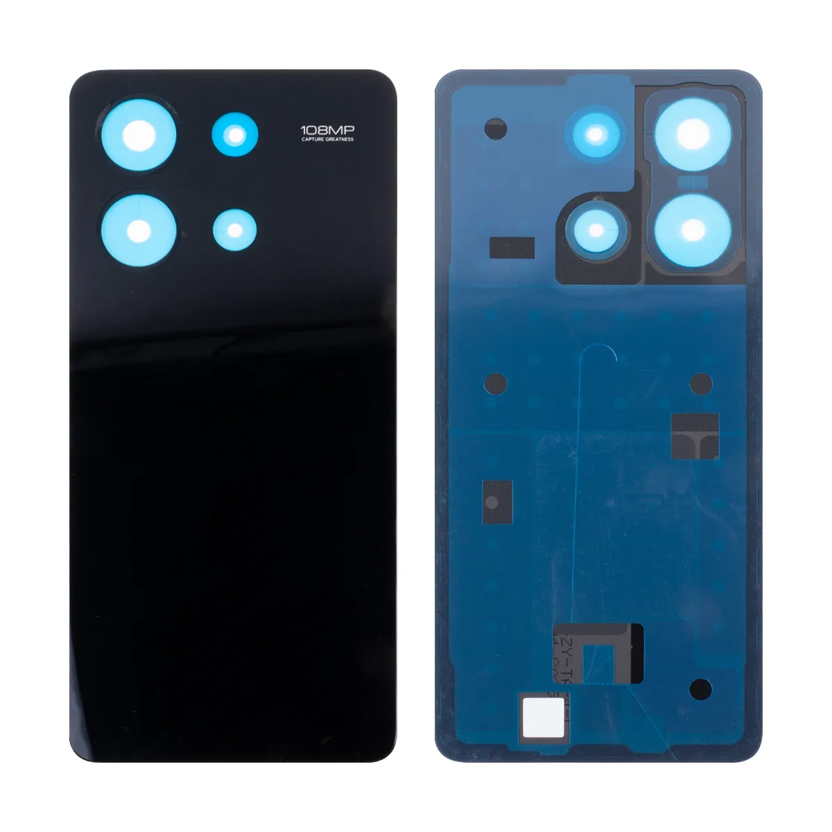Задняя крышка для Xiaomi Redmi Note 13 4G (23129RAA4G/23124RA7EO/23129RA5FL) Черный