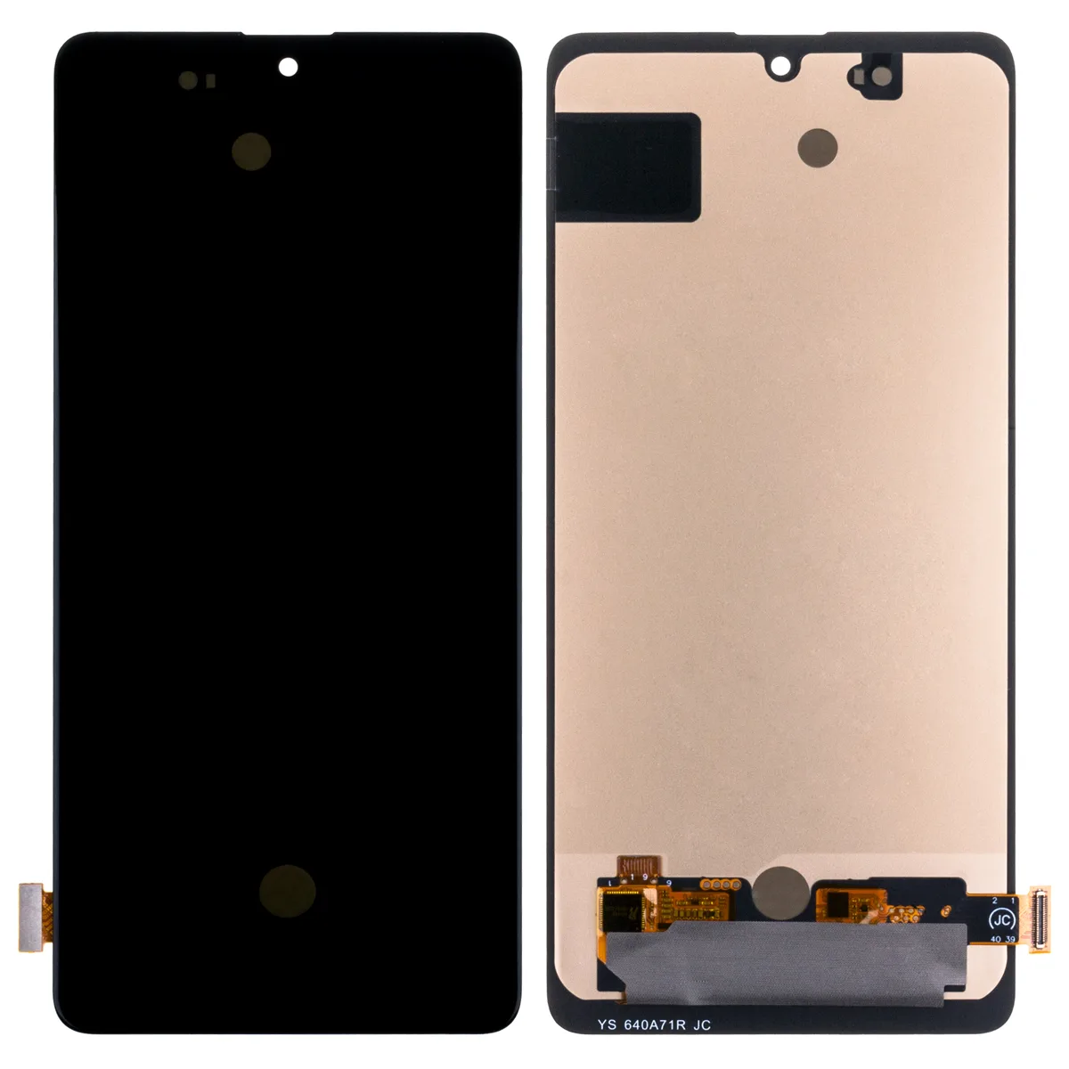 Дисплей для Samsung Galaxy A71 (A715F) в сборе с тачскрином Черный - (OLED) (Small Size)