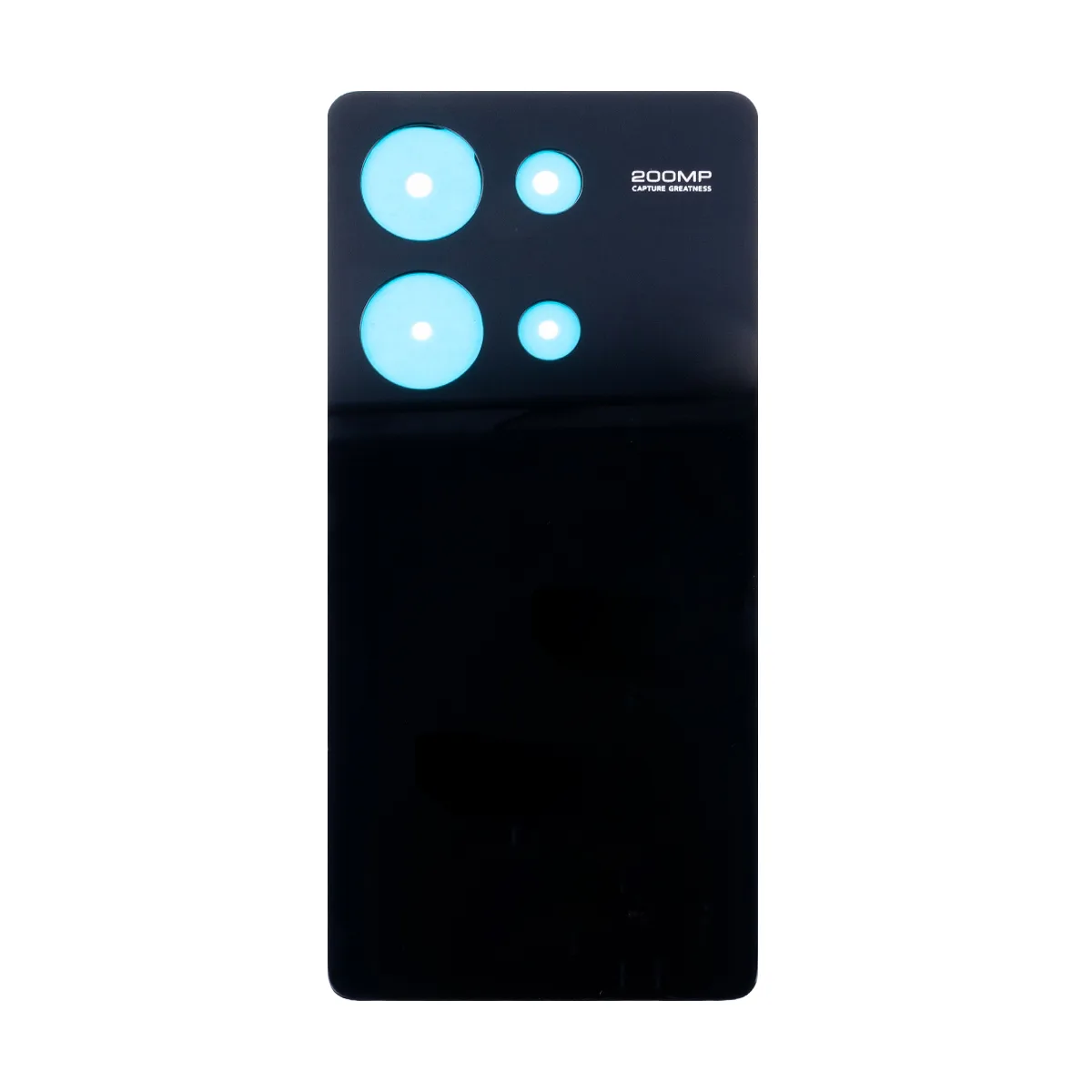Задняя крышка для Xiaomi Redmi Note 13 Pro 4G (23117RA68G) Черный - Премиум