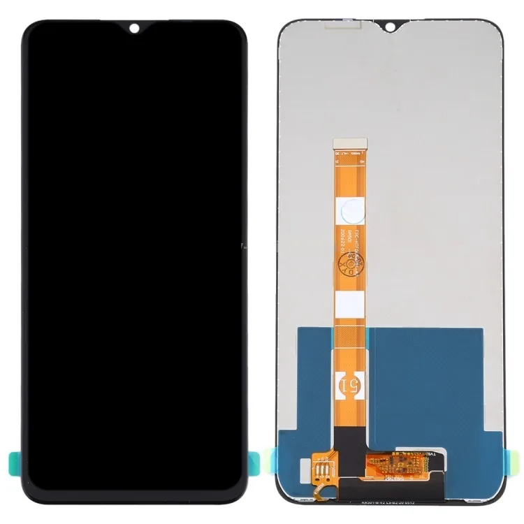 Дисплей для Realme C11/C15/Narzo 30A (RMX2185/RMX2180/RMX3171) в сборе с тачскрином Черный - Оптима