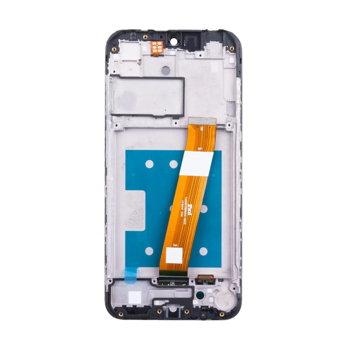 Дисплей для Samsung Galaxy A01/M01 (A015F/M015F) модуль с рамкой Черный (Широкий коннектор) - OR Ref