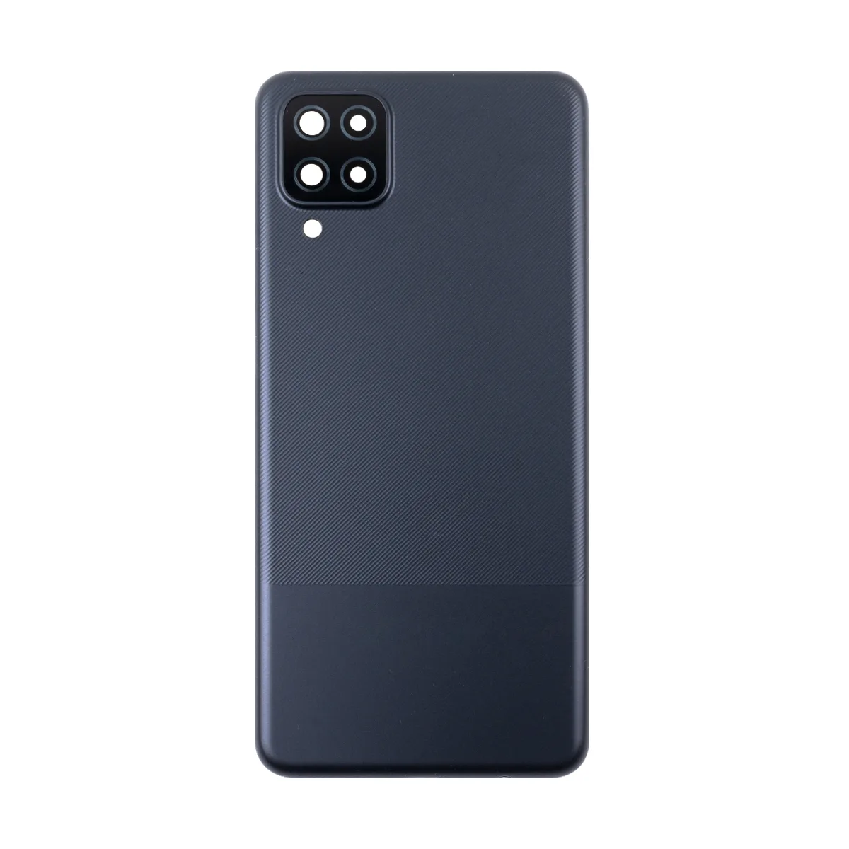 Задняя крышка для Samsung Galaxy A12/A12 Nacho (A125F/A127F) Черный - Премиум