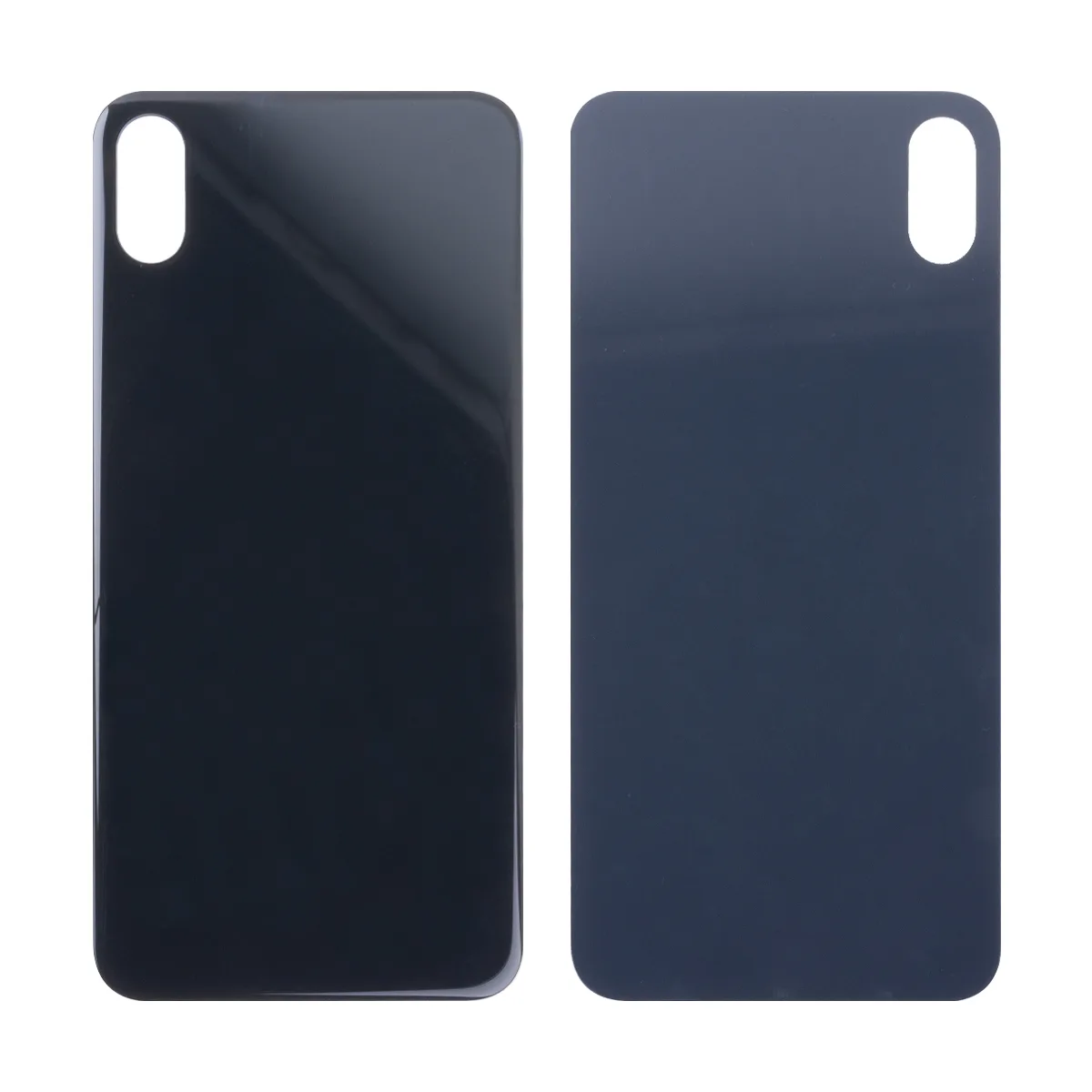 Задняя крышка для iPhone Xs Max (A1921/A2101) Серый (стекло, монолит, широкий вырез под камеру, лого