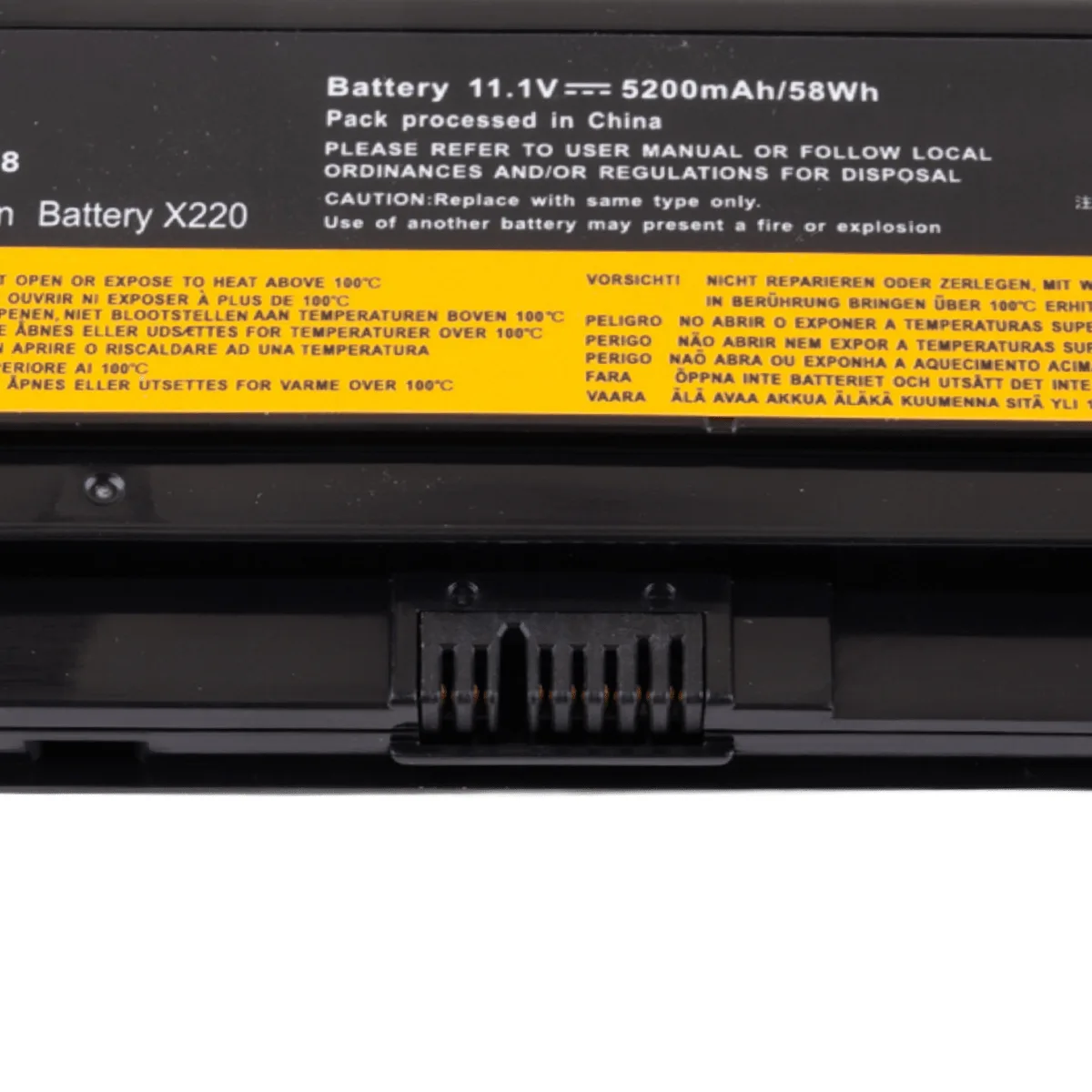 Аккумуляторная батарея для ноутбука Lenovo Thinkpad X220, X220i, X220S, X230, X230 (45N1024) 5300 mA
