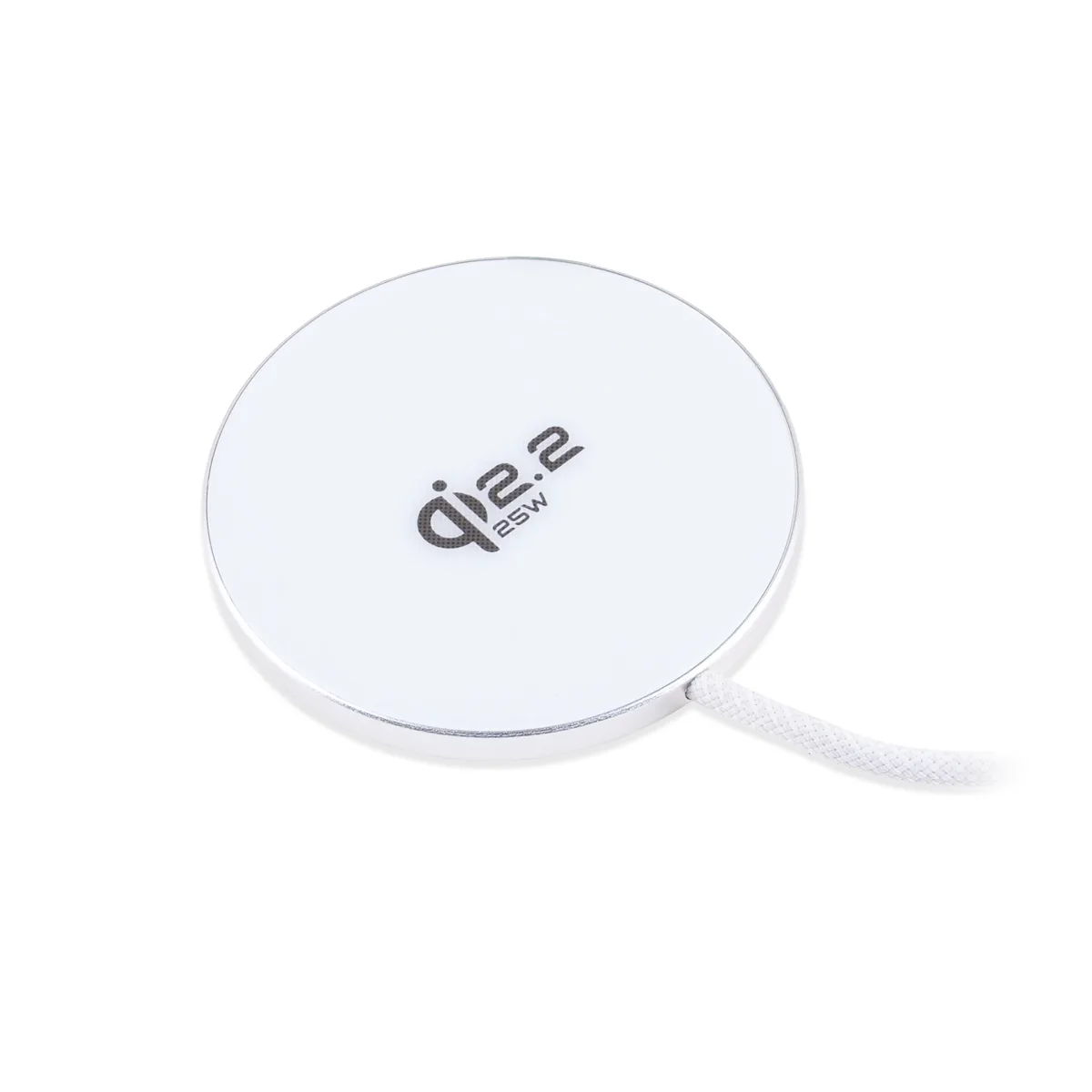 Беспроводное ЗУ для смартфона + гарнитуры + iWatch (MagSafe, QI2.2, 25W, Type-C) Серебро